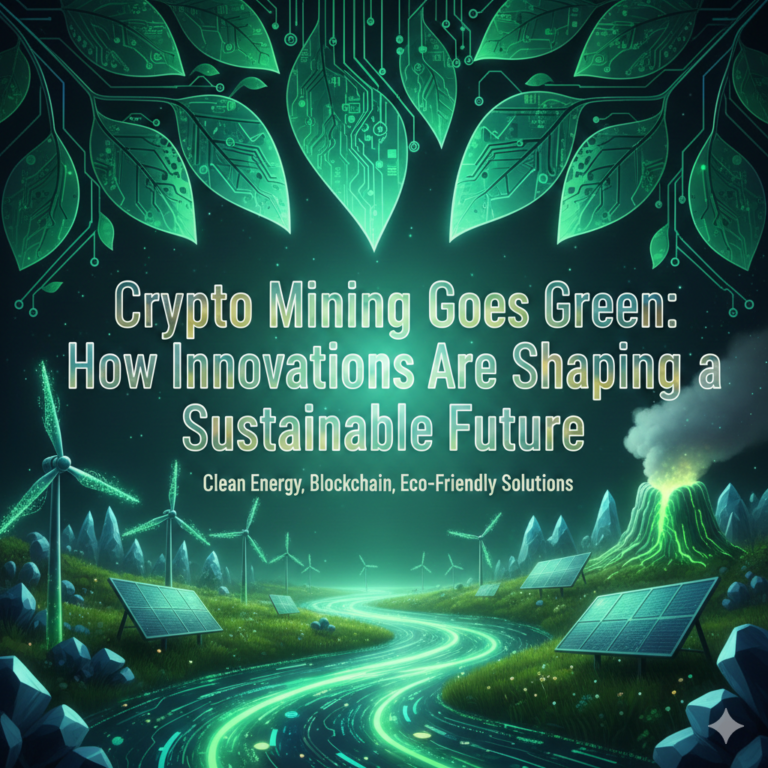 Crypto Mining Goes Green: How Innovations Are Shaping a Sustainable Future