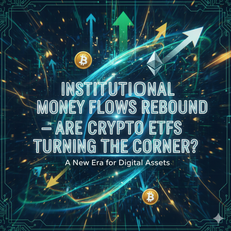 Institutional Money Flows Rebound — Are Crypto ETFs Turning the Corner?